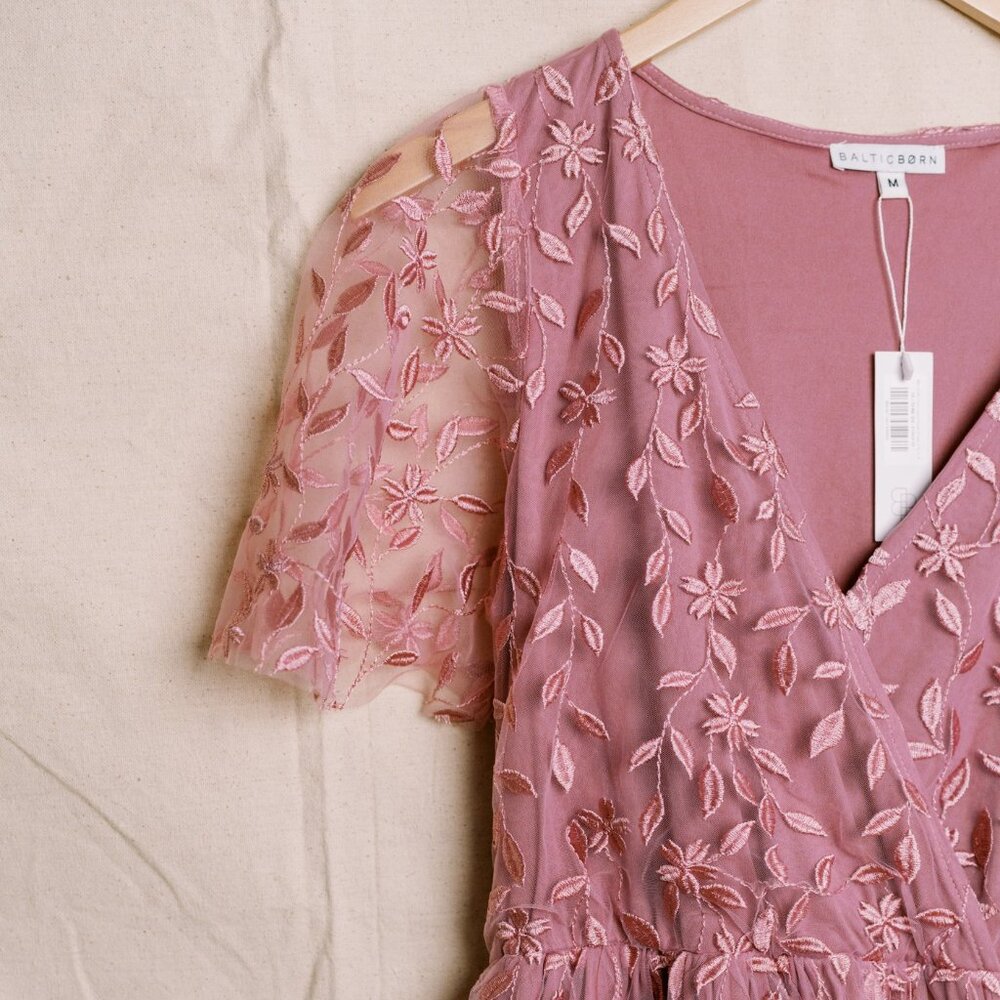 Baltic Born Pink Floral Maxi Dress